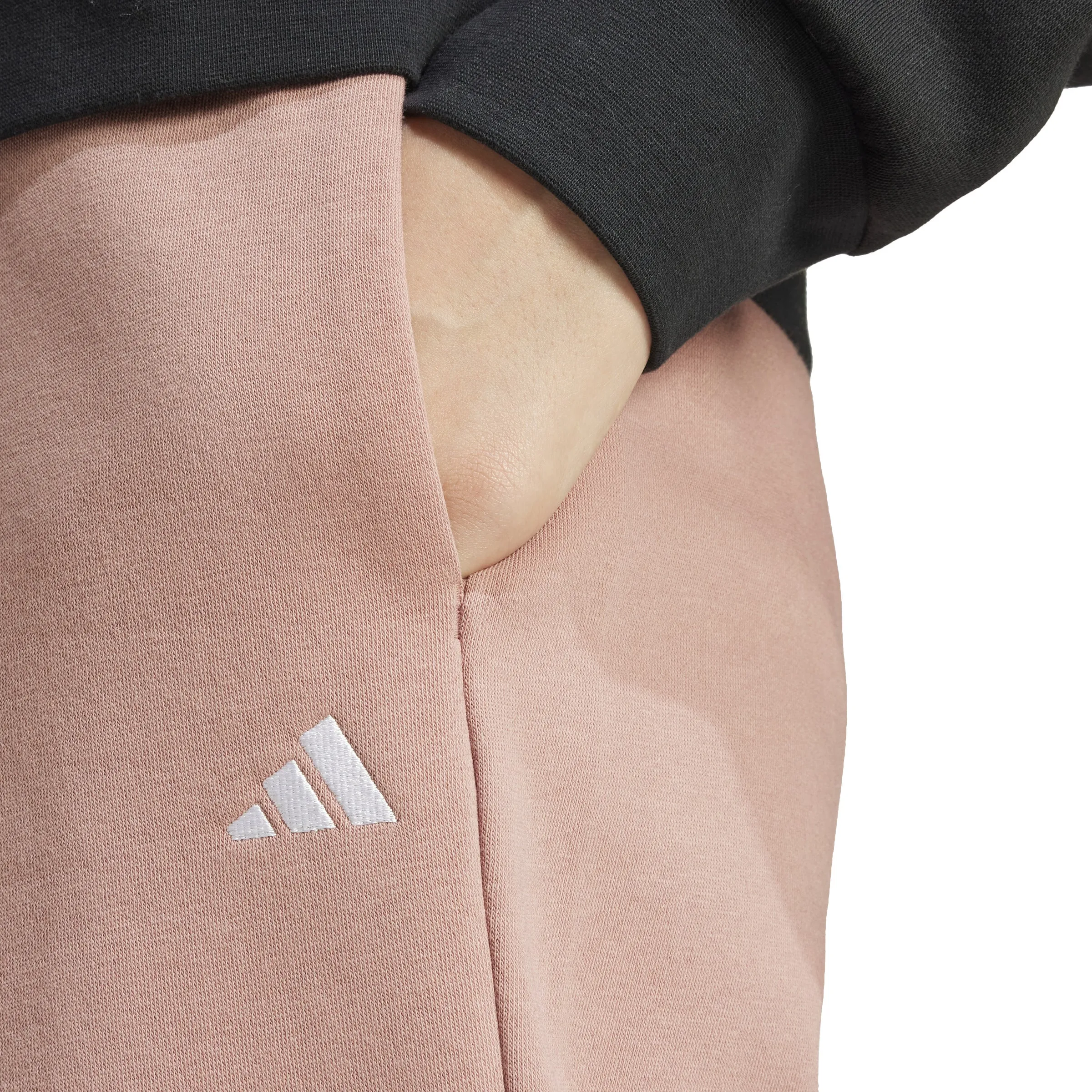 adidas Essentials Small Logo Feel Cozy Open-Hem Womens Joggers