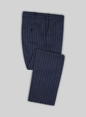 Caccioppoli Reilla Blue Wool Pants