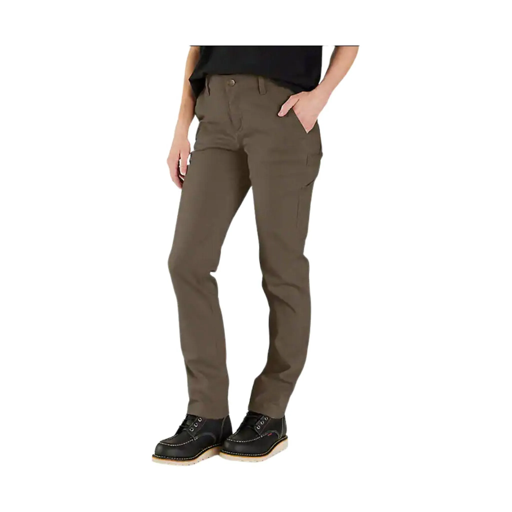 Carhartt Women's Rugged Relaxed Fit Canvas Work Pant - Tarmac