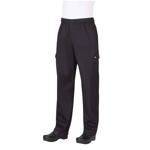 Chef Works PC001BLKM Chef's Pants