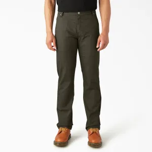 Dickies Men's FLEX Regular Fit Duck Carpenter Pant_Stonewashed Moss