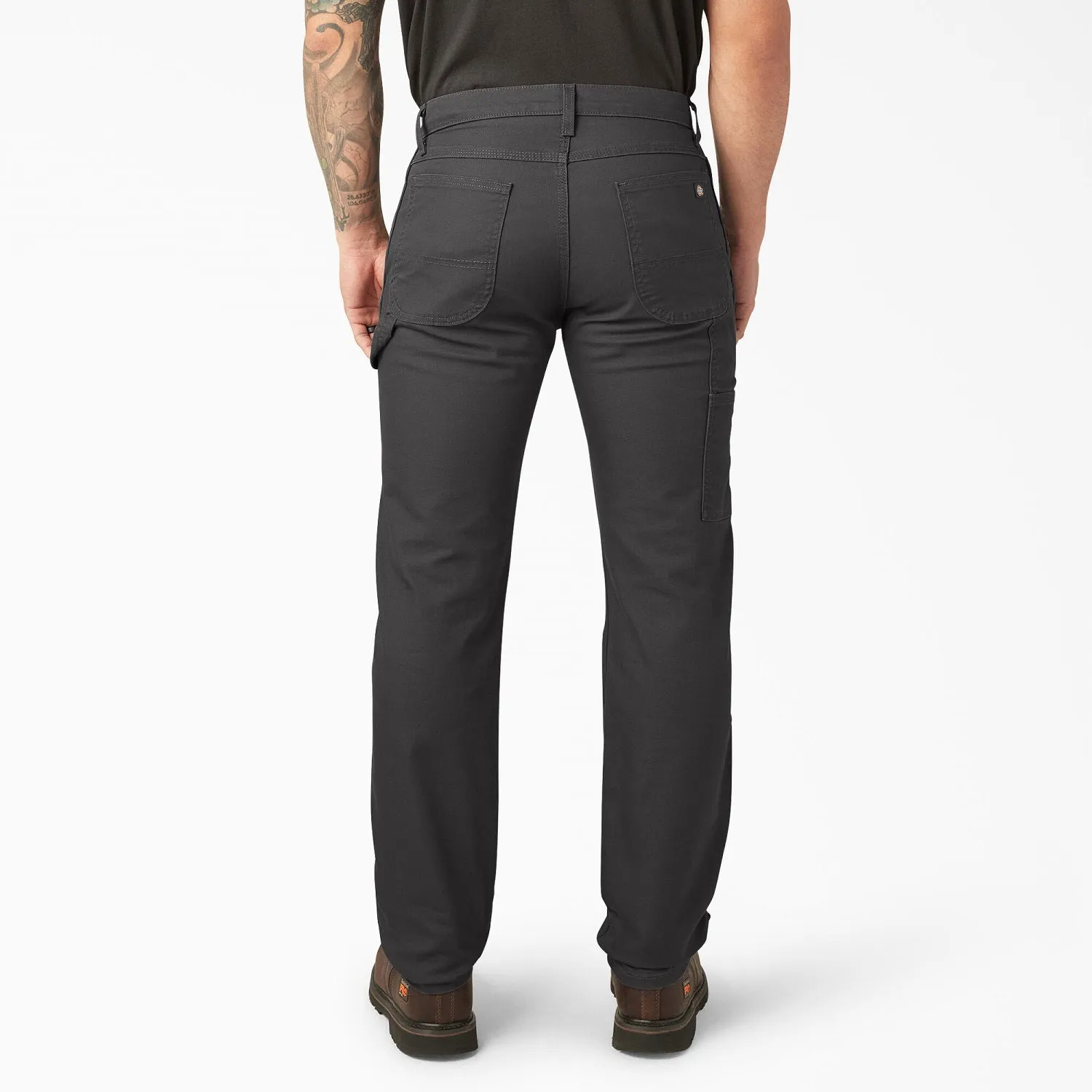 Dickies Men's FLEX Regular Fit Duck Carpenter Pant_Stonewashed Slate