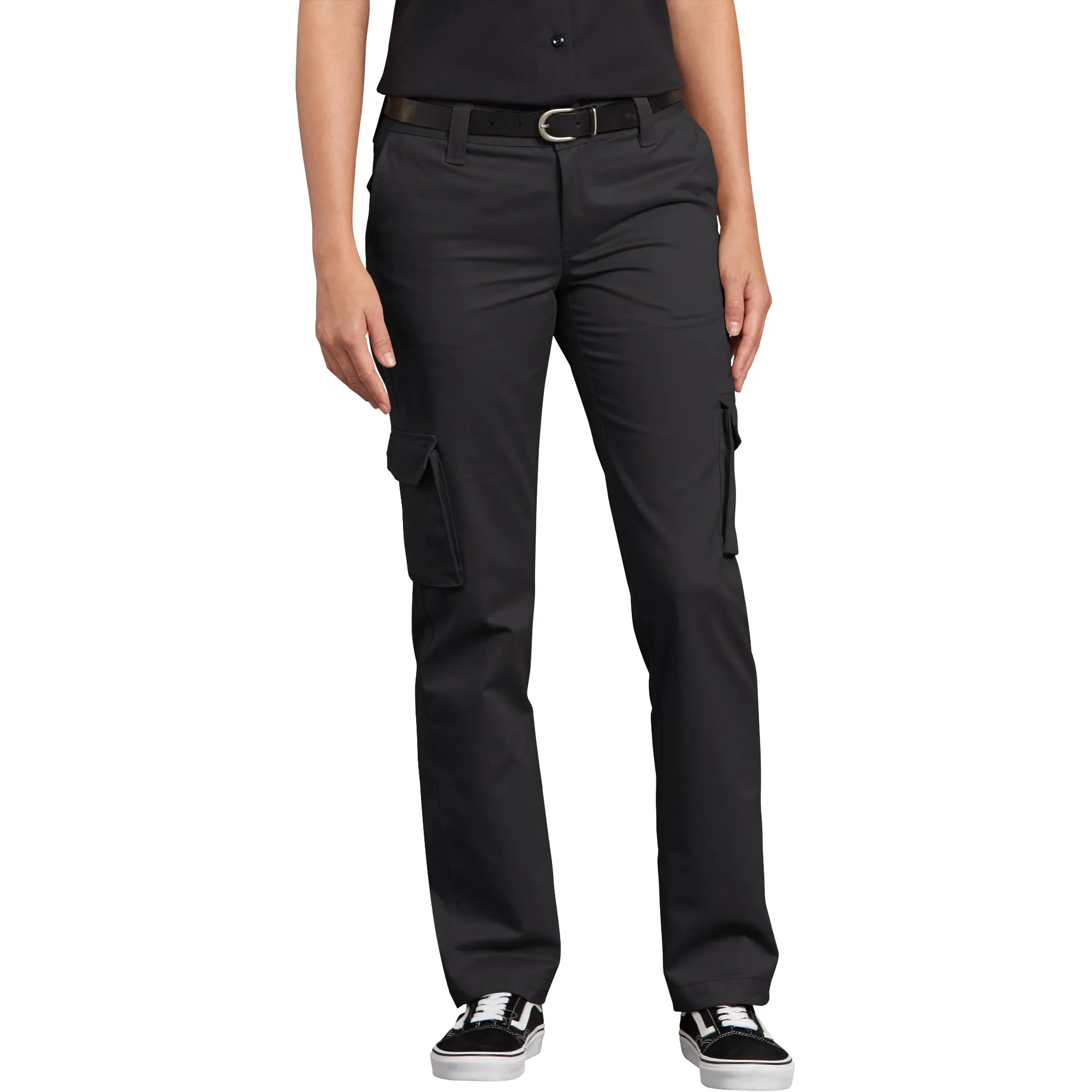 Dickies Women's Stretch Cargo Work Pant FP888BK - Black