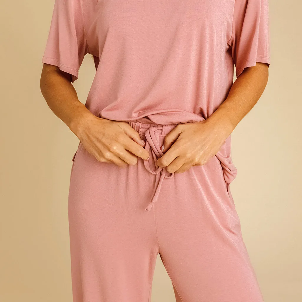 Dusty Rose Women's Puddle Pants