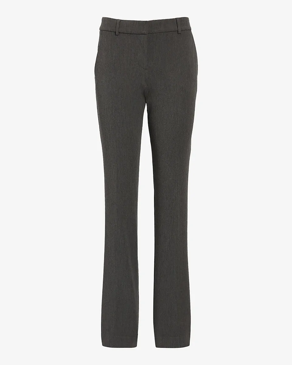 Editor Low Rise Bootcut Pant in Heather Gray