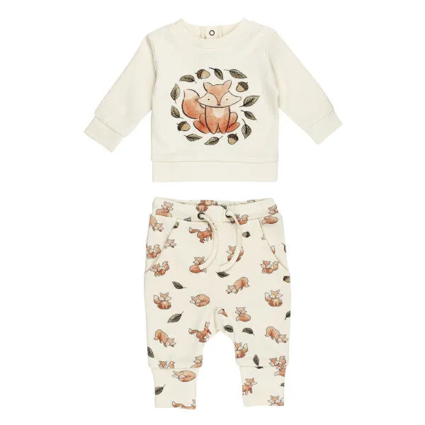 Foxy Organic Sweatshirt & Jogger Set