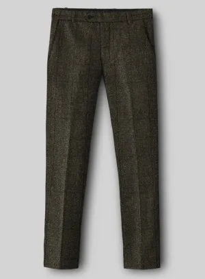 Harris Tweed Dark Green Check Pants