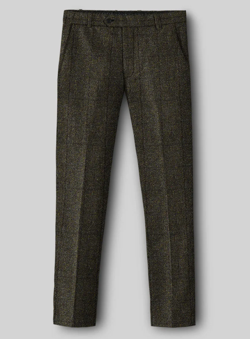 Harris Tweed Dark Green Check Suit