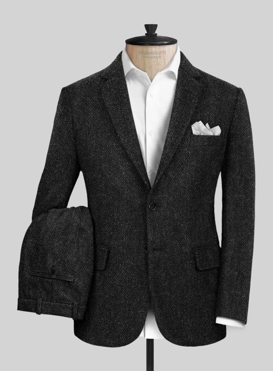 Harris Tweed Royal Charcoal Suit