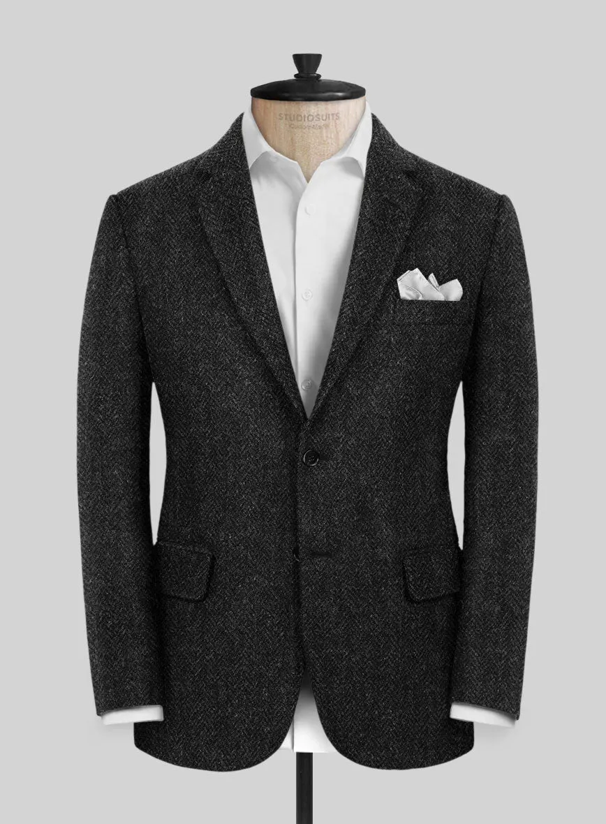 Harris Tweed Royal Charcoal Suit