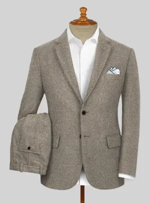 Highlander Greige Tweed Suit