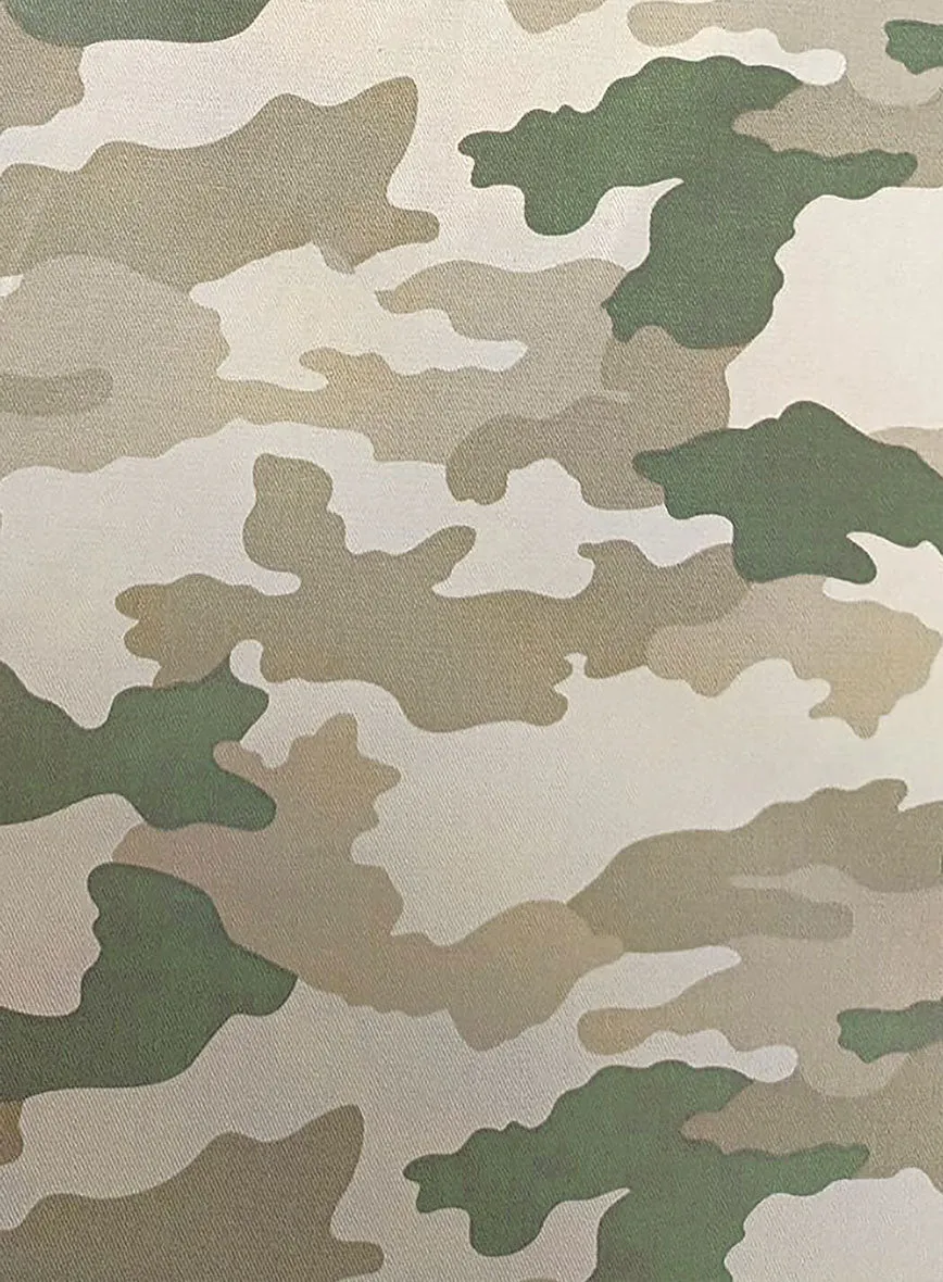 Italian Cotton Santoro Camo Suit