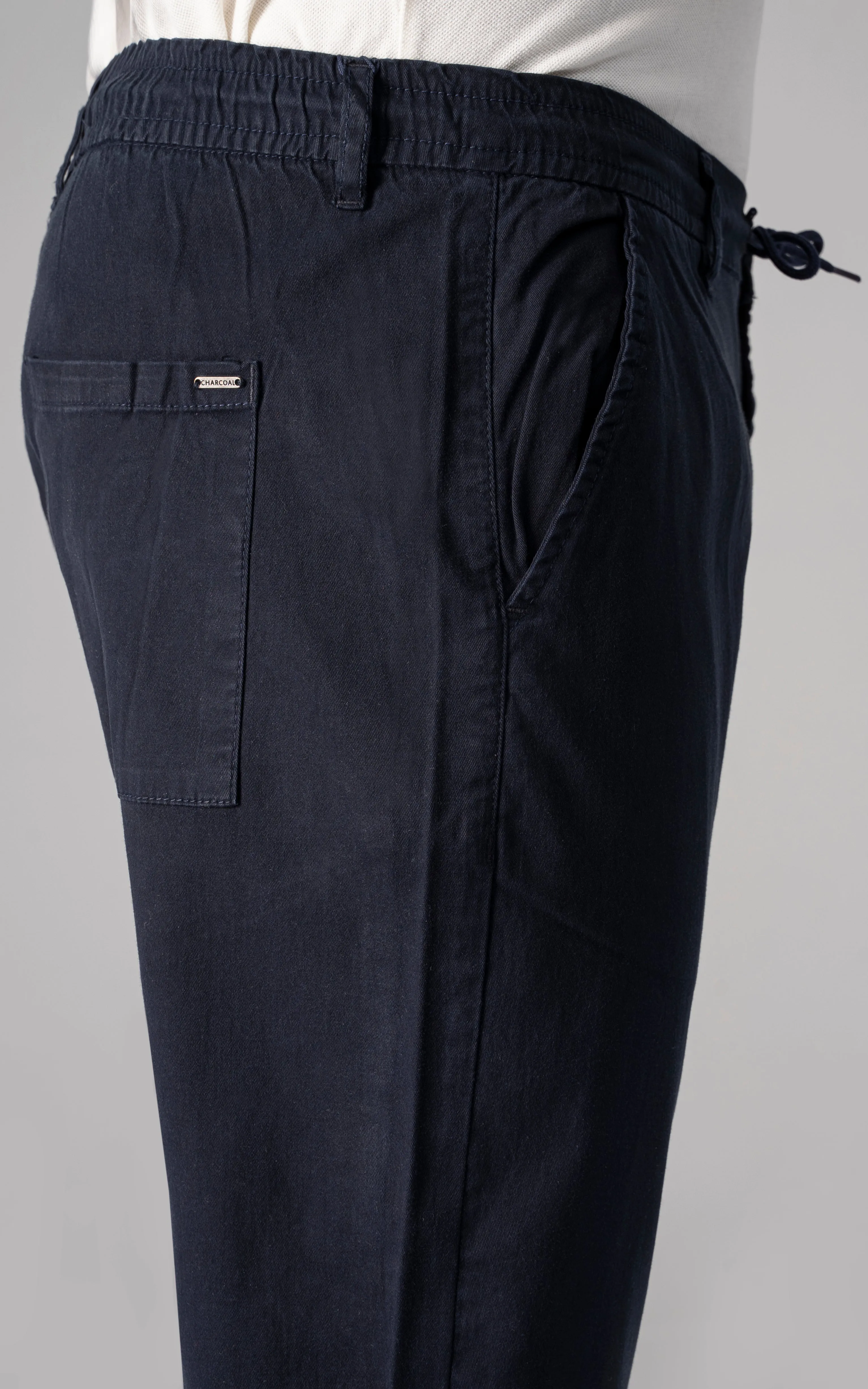 JOGGER WAIST TROUSER NAVY