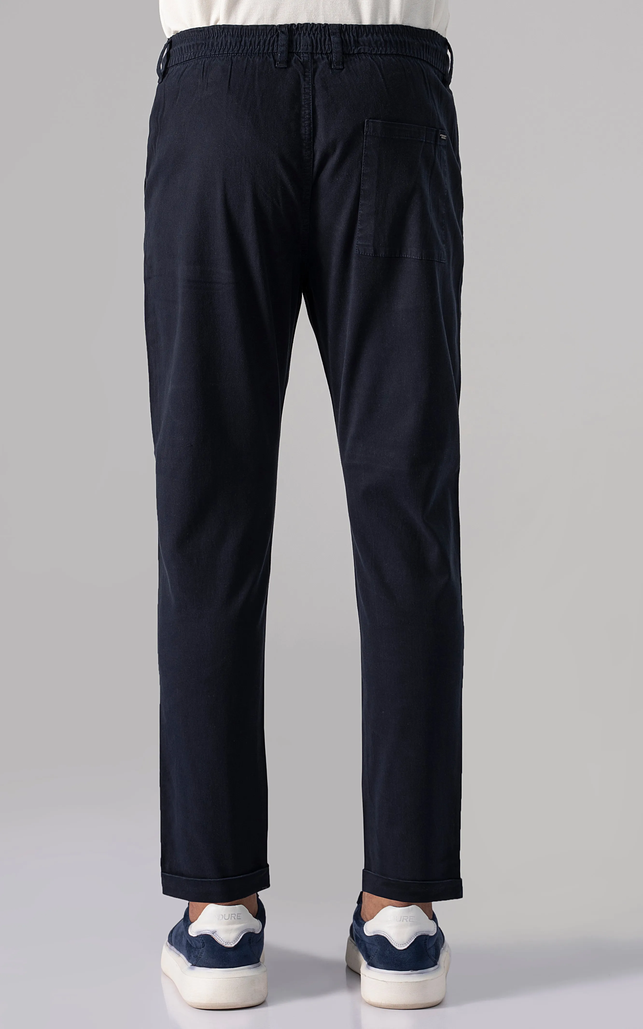 JOGGER WAIST TROUSER NAVY