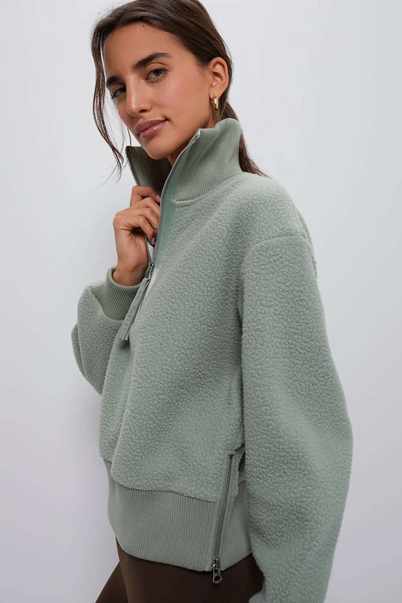 Lily Pad Roselle Half Zip Fleece