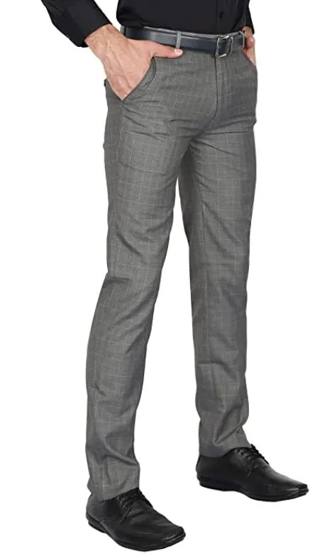 McHenry Men's Regular Fit Formal Trousers