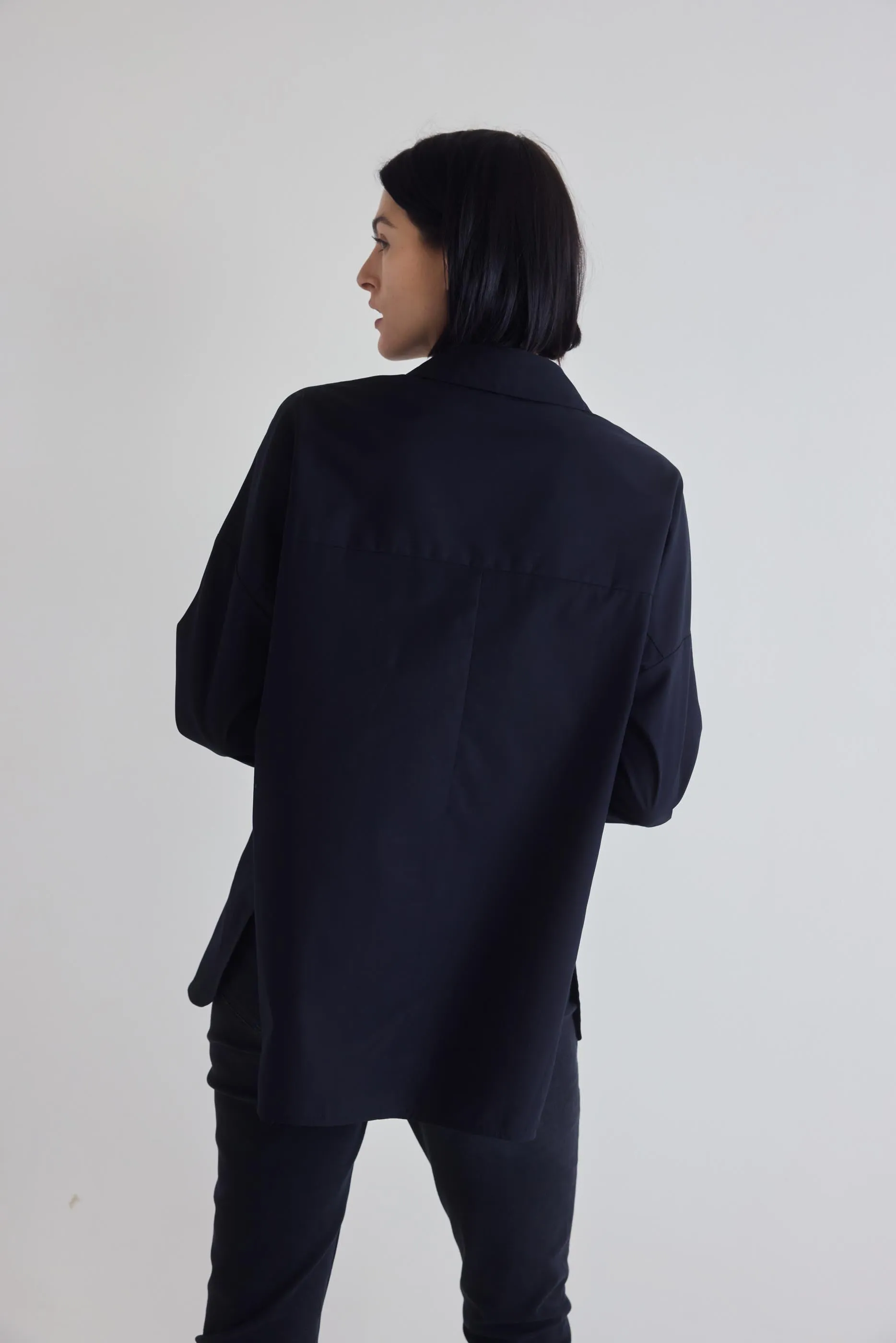 Non-Iron Refine Oversized Tunic