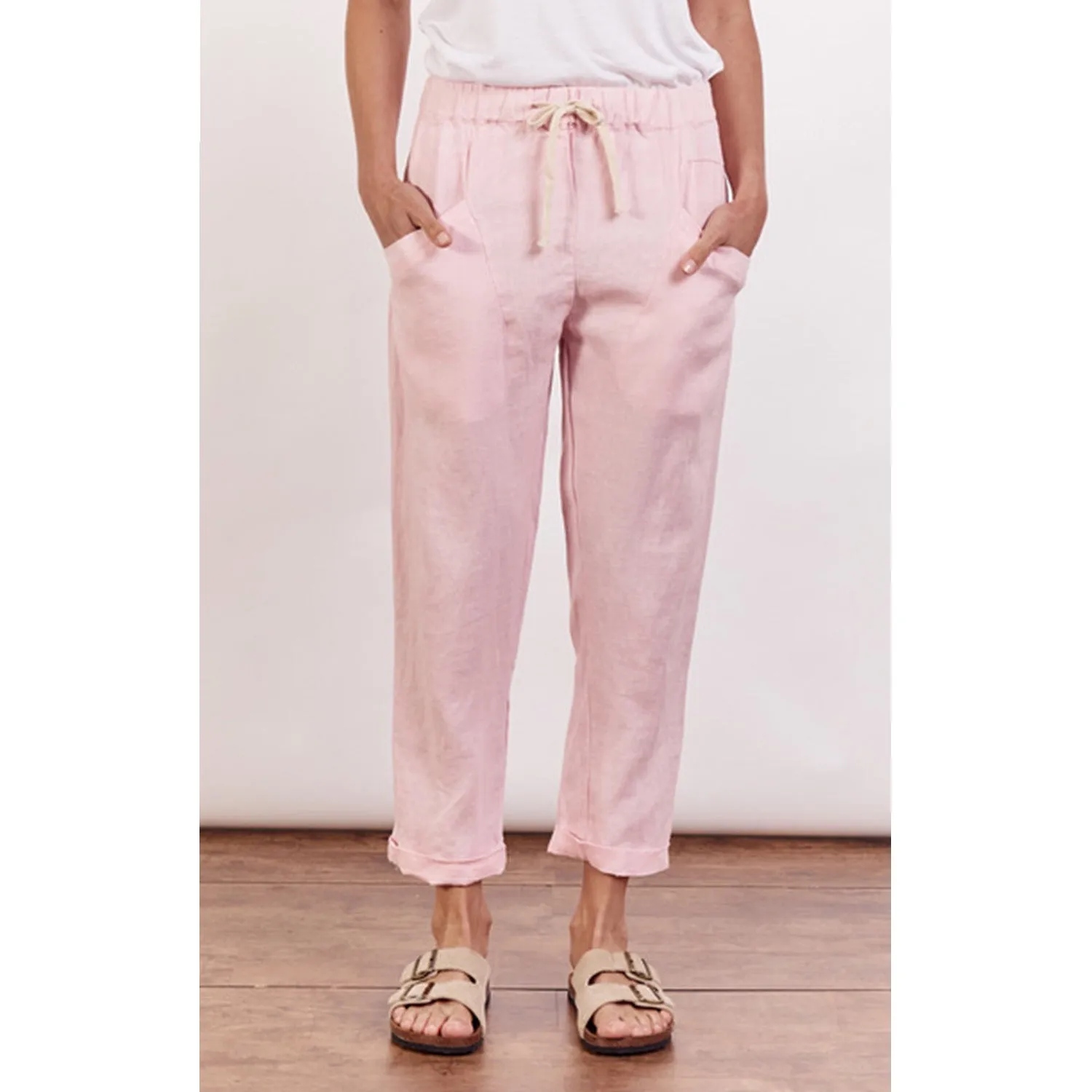 Pant Luxe Linen - Pink