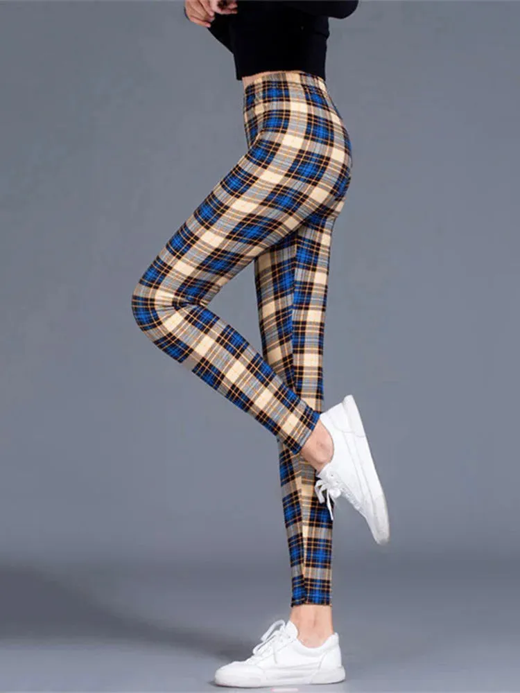 Plaid  High Waist Leggings | PlaidFit