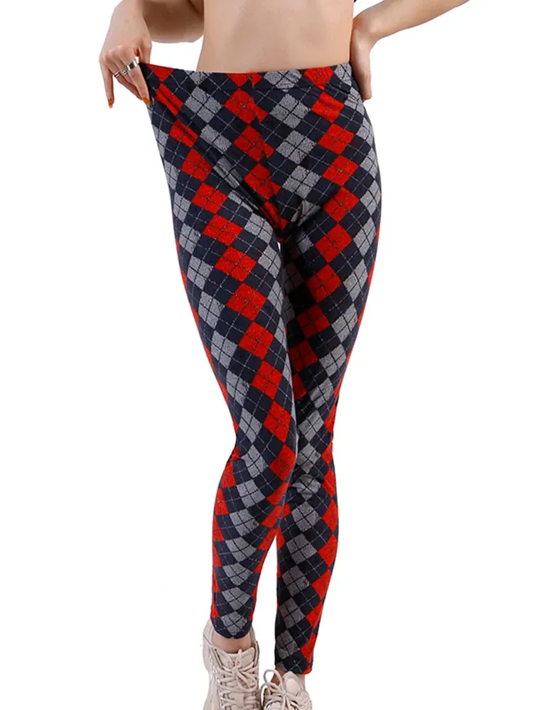 Plaid  High Waist Leggings | PlaidFit