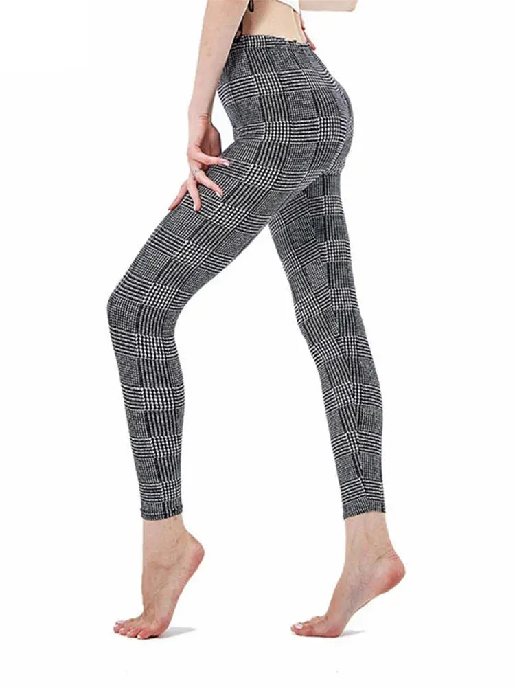 Plaid  High Waist Leggings | PlaidFit