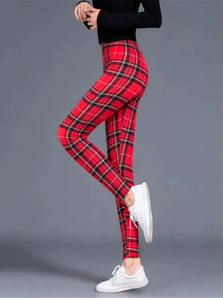 Plaid  High Waist Leggings | PlaidFit