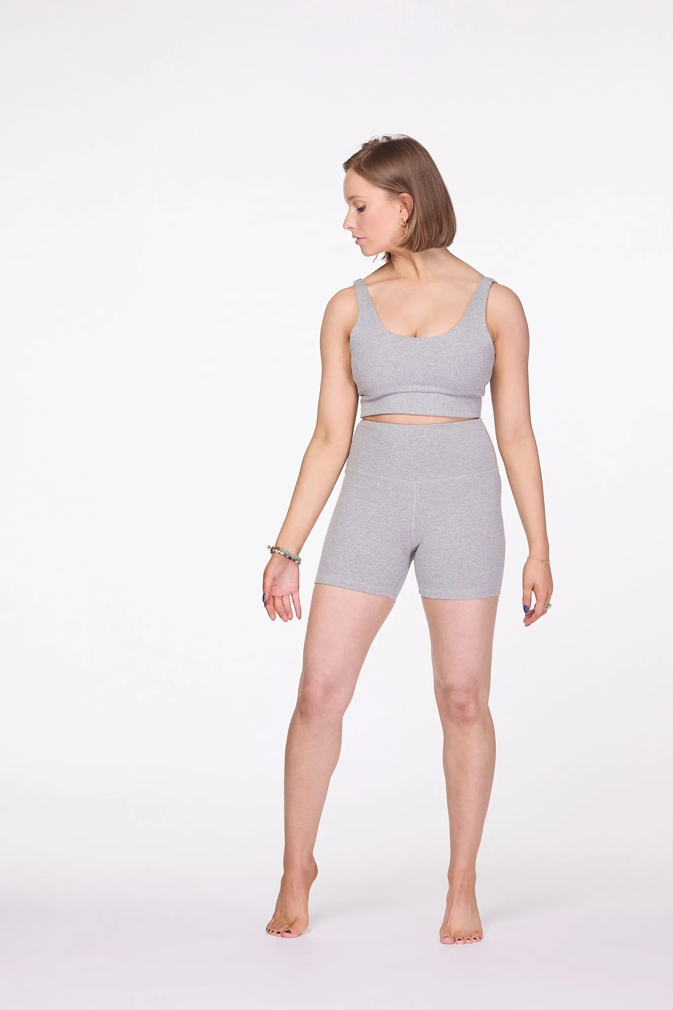 Power Bike Shorts 3" | Grey