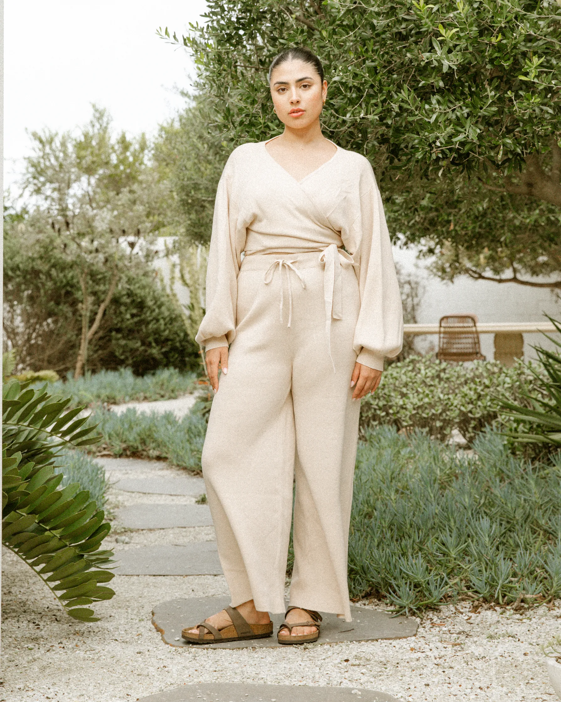 Sadie Knit Pants | Beige