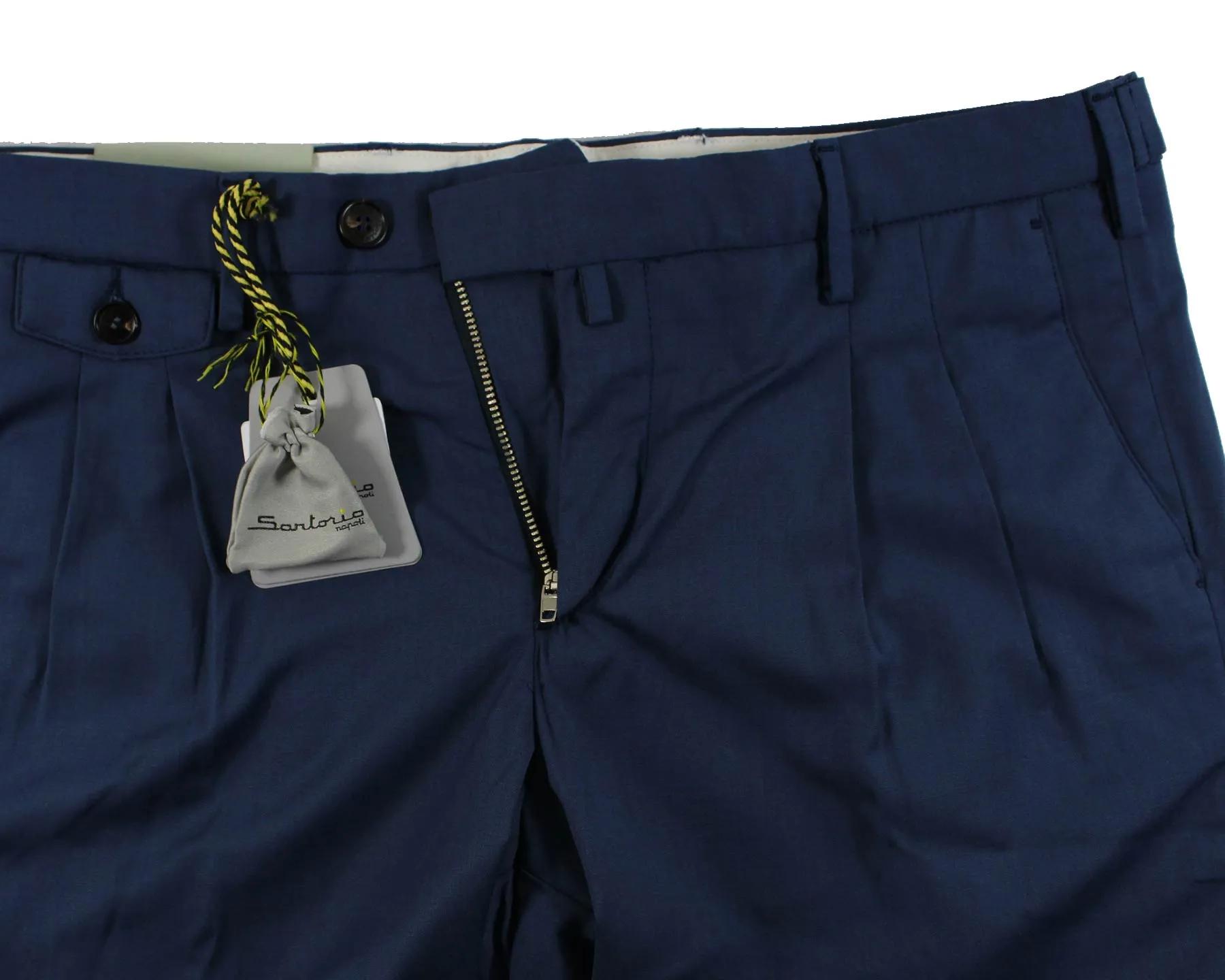 Sartorio Shorts Dark Navy 34 Slim Fit SALE