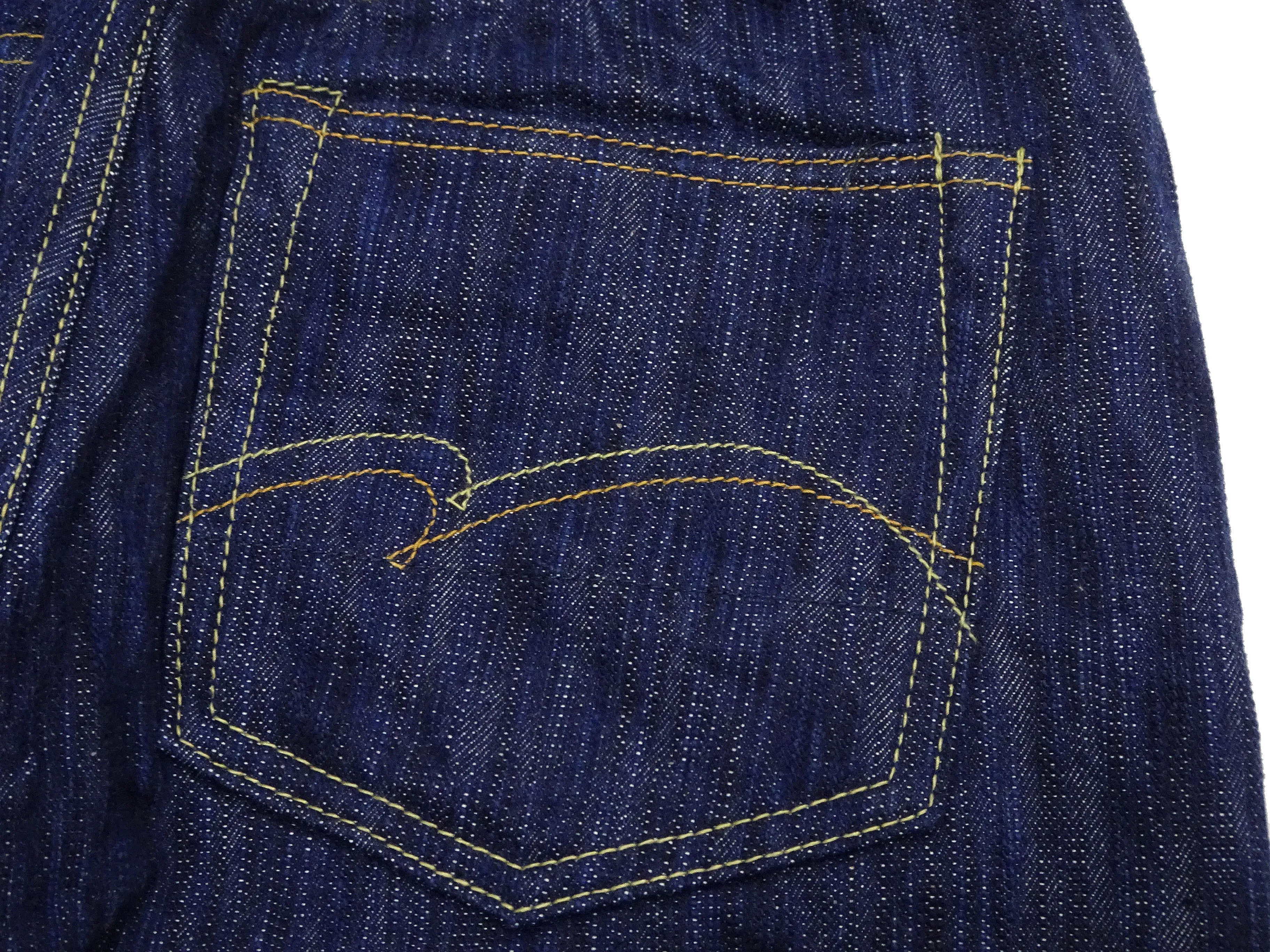 Studio D'artisan Jeans Men's Japanese Awa-Shoai Aizome Natural Indigo Dyed Denim Pants D1866 One-Wash