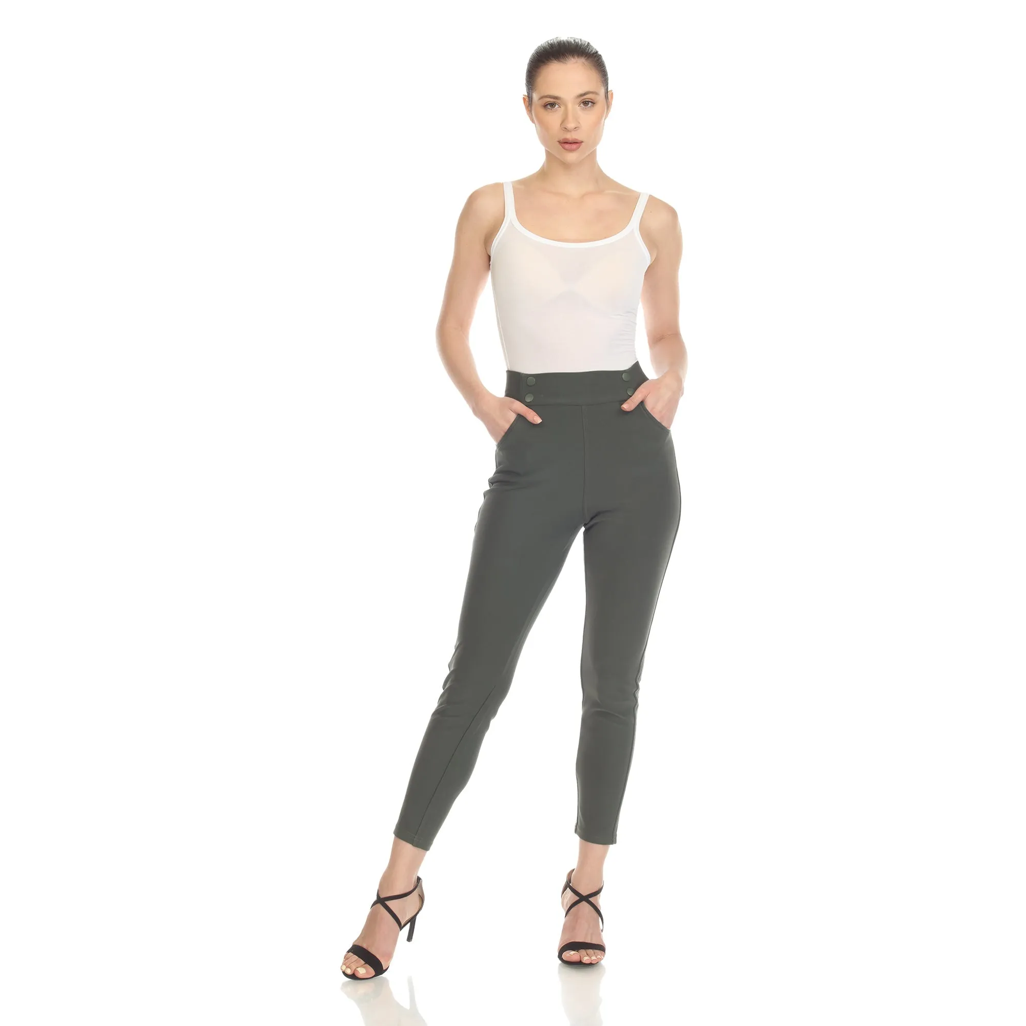 Super Soft Elastic Waistband Scuba Pants