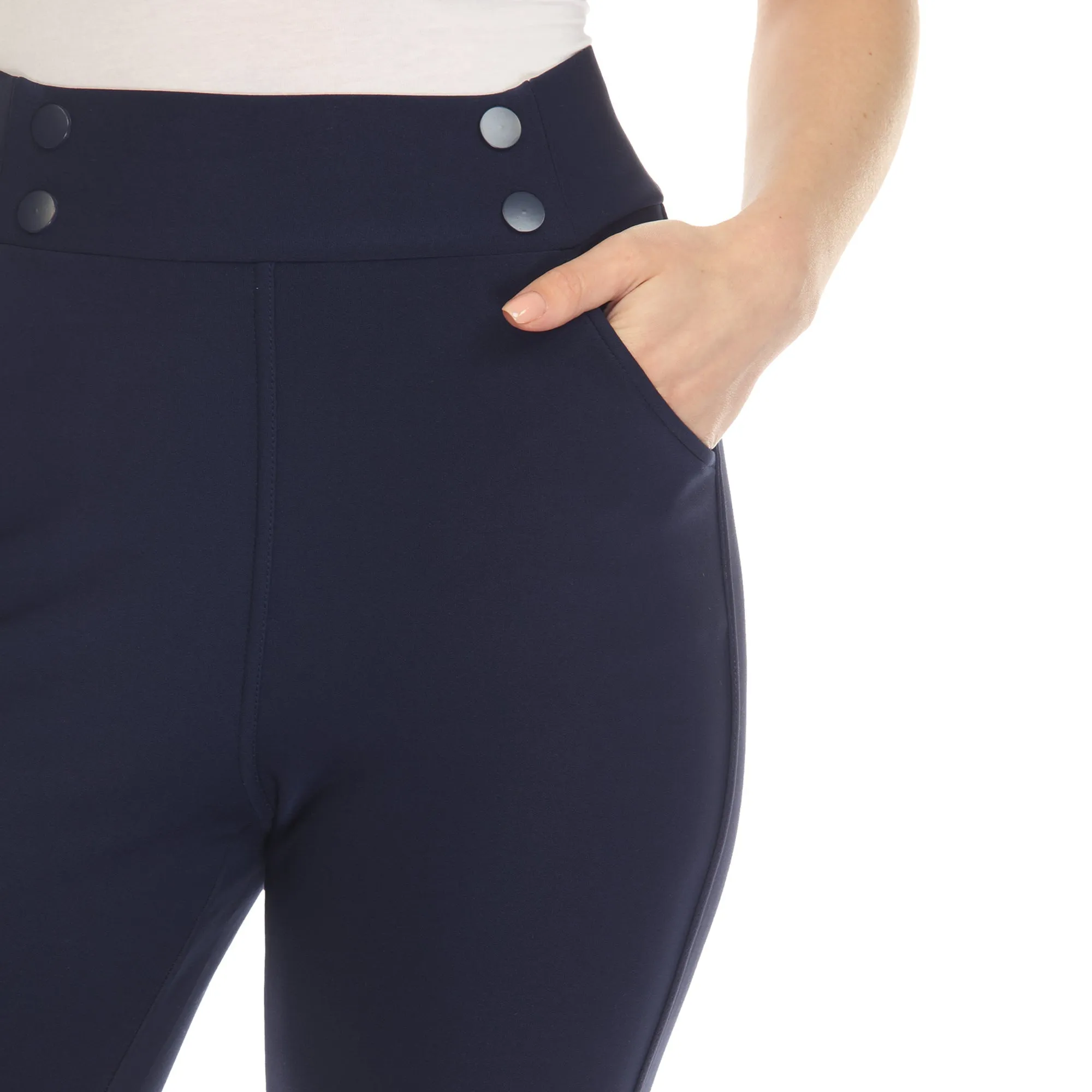 Super Soft Elastic Waistband Scuba Pants