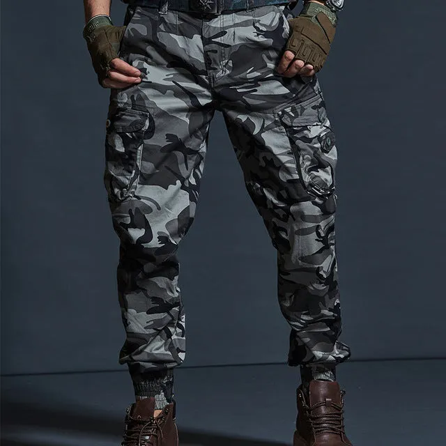 Tactical Cargo Casual Multi Pocket Military Style Men Pants