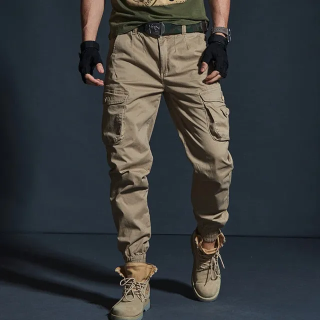 Tactical Cargo Casual Multi Pocket Military Style Men Pants