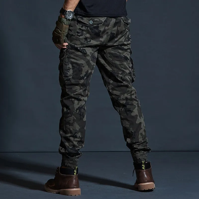 Tactical Cargo Casual Multi Pocket Military Style Men Pants