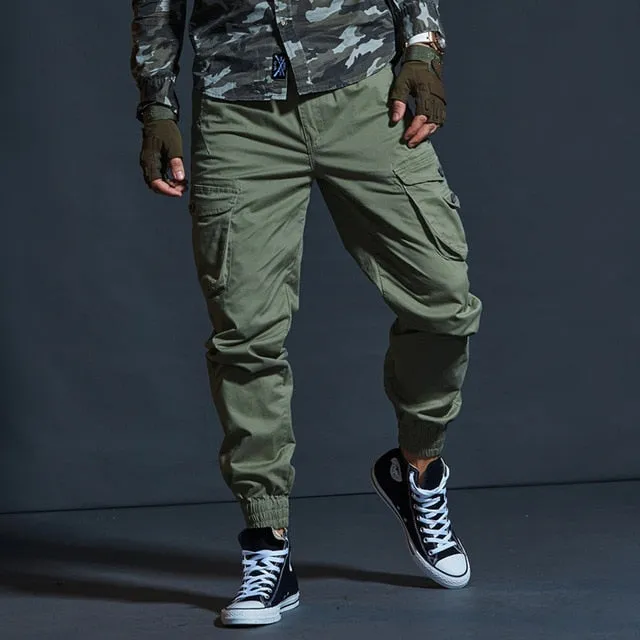 Tactical Cargo Casual Multi Pocket Military Style Men Pants