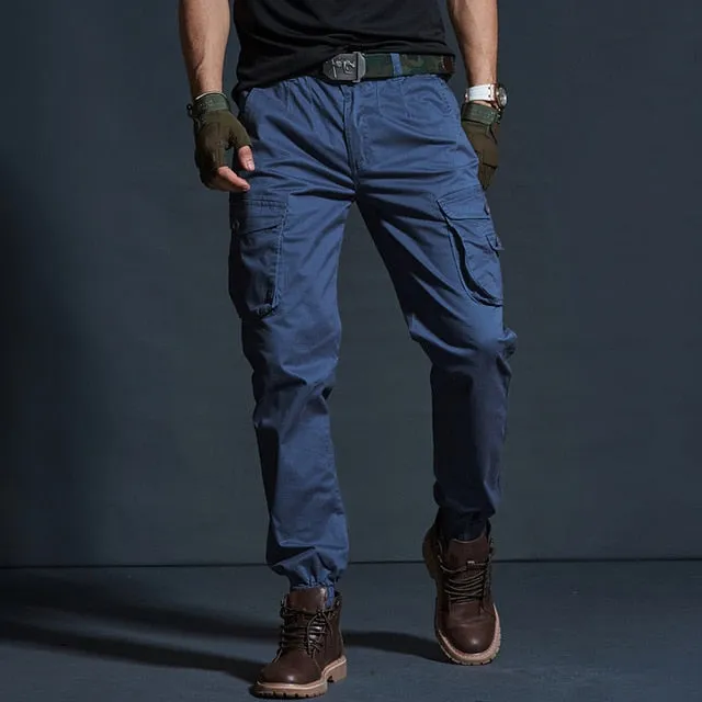 Tactical Cargo Casual Multi Pocket Military Style Men Pants