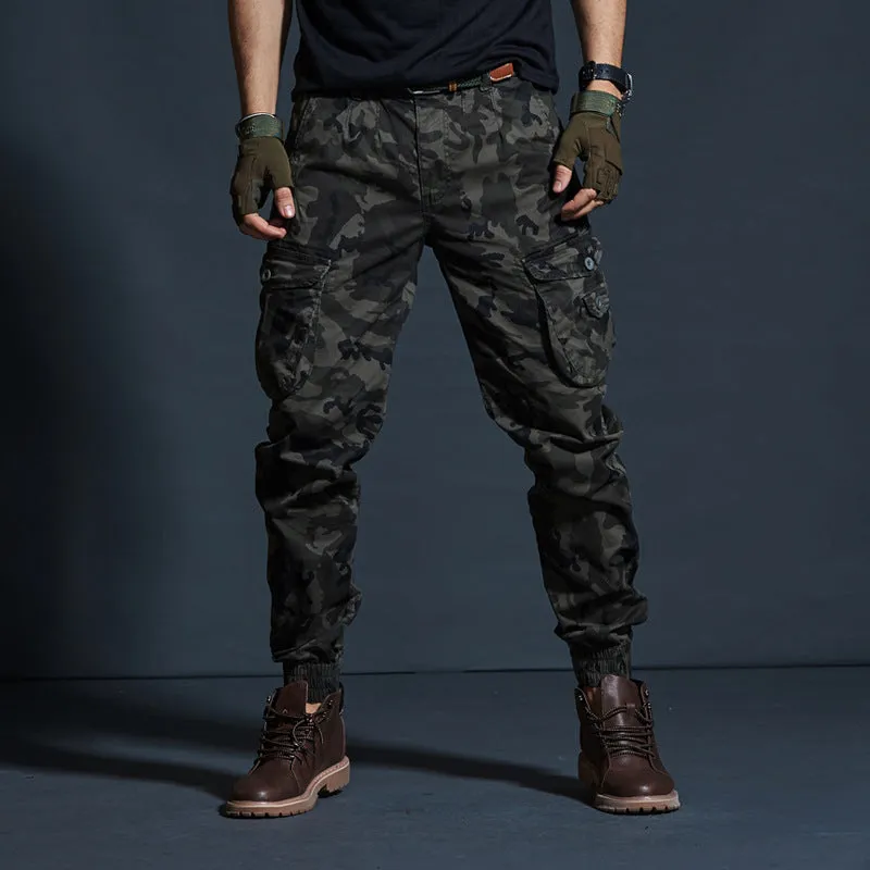 Tactical Cargo Casual Multi Pocket Military Style Men Pants