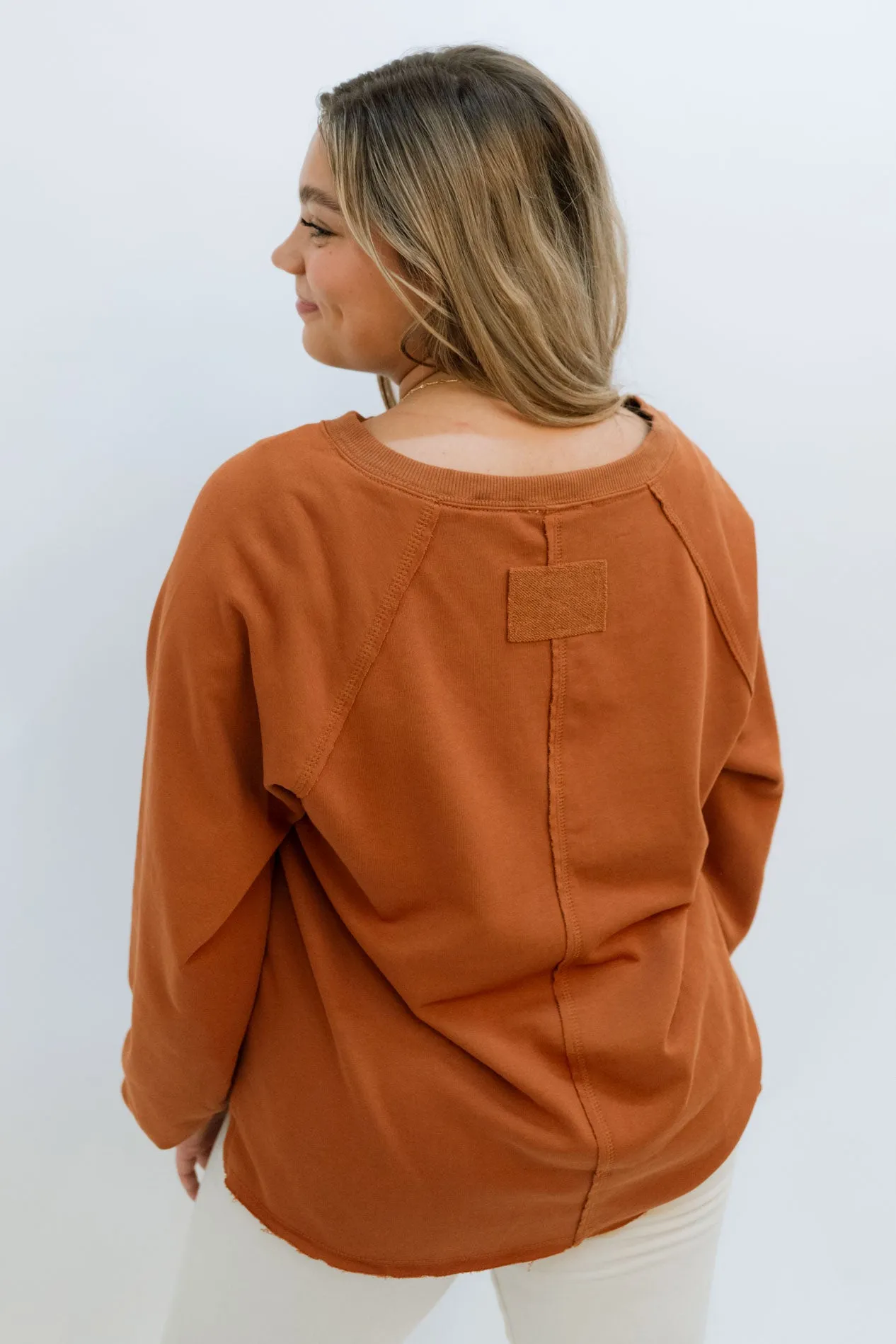 The Perfect Relaxed Top - Rust