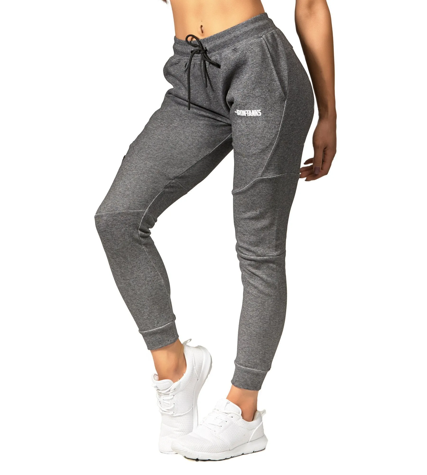 Womens Fusion Gym Pants - Carbon Grey