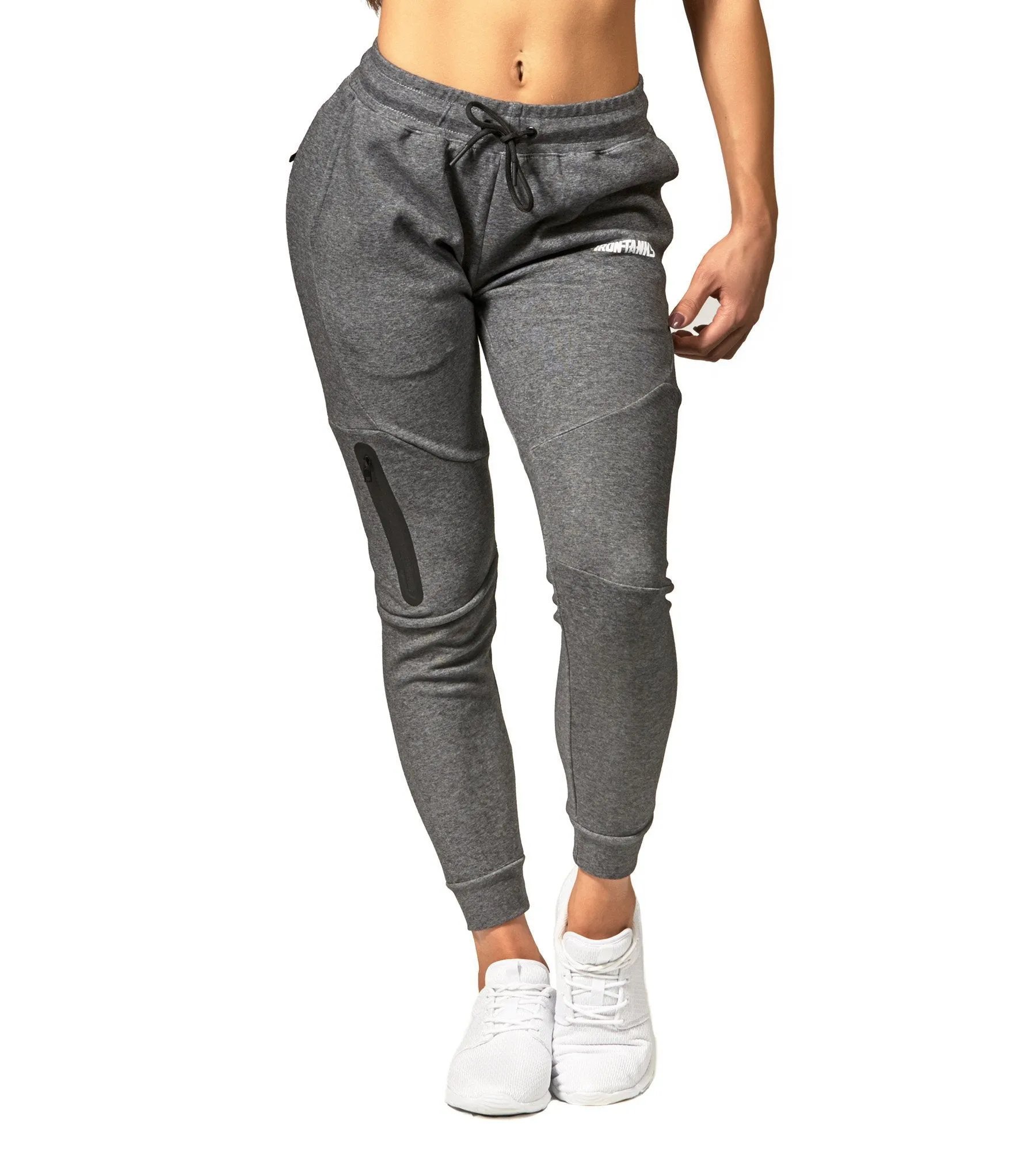 Womens Fusion Gym Pants - Carbon Grey