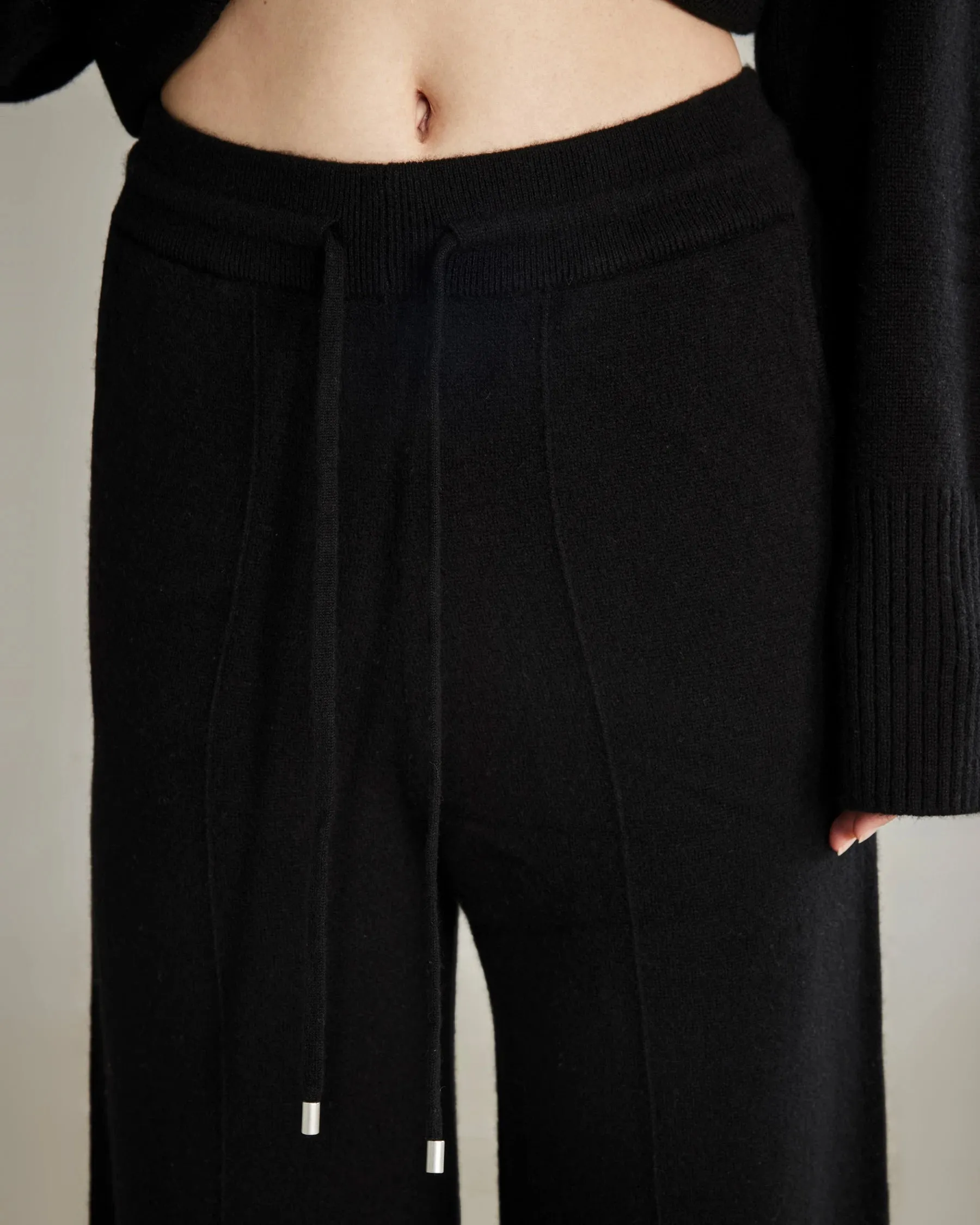 Women's Wide-Leg Cashmere Pants