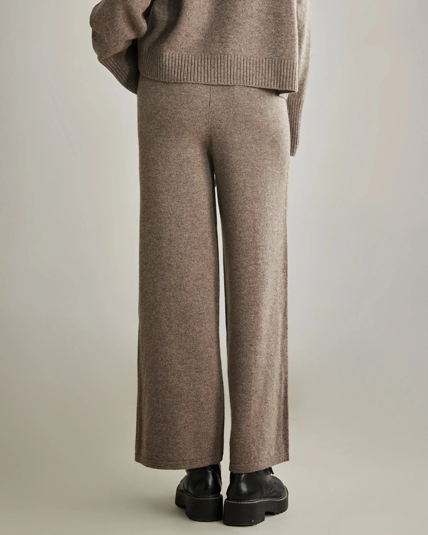 Women's Wide-Leg Cashmere Pants