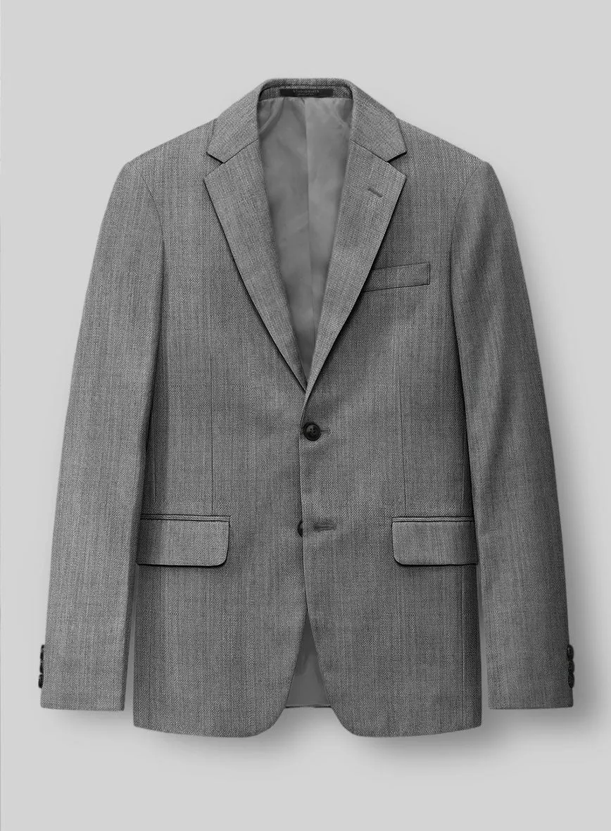 Worsted Mid Charcoal Wool Jacket